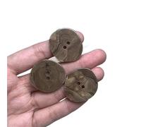 Resin Buttons 18-34mm Irregular Resin Sewing Buttons Marble Pattern Black Button for DIY Clothes Sweater Coat Crafts Garment(Brown,21mm 6pcs)