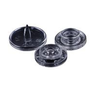 Resin Buttons 50 Set Kam T5 Clear Plastic Resin Snaps Button Fasteners Press Stud 12mm