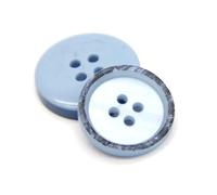 Resin Buttons for Clothing Plastic Buttons for Coats Jackets, Blue, 22mm 10Pcs
