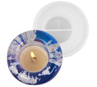 Resin Candle Holder Molds - Concrete Silicone Molds | Decorative Resin Mold | Non-stick Table Decoration | Multifunctional Home Ornament, Crafts For Ho