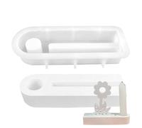 Resin Candle Mold - Silicone Craft Molds, DIY Candle Casting Tool, Tree Shaped Tealight Holder Kit, Artistic Candles Form | Tree Resin Mold Style for Tealight Beeswax Candles Making Hobby Project