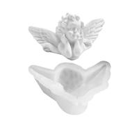 Resin Candle Molds - Silicone Angel Mold, Non-Stick Epoxy Form | Reusable Molding Tray for Scented Wax Crafts, Handmade Art Pouring Supplies, Figurine Candle Making for Home Decor Use