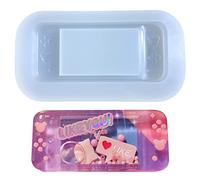 Resin Cast Shaker Shape Epoxy Quicksand Silicone Mold Resin Shaker Shape Pendant Jewelry Keychain Decoration Making