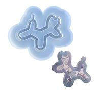 Resin Casting Mold Art Shaker Crystal Silicone Hollow Balloon Dog Jewelry Pendant Epoxy Mold Silicone Heart Molds for Casting/epoxy Molds for Jewelry Making