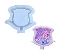 Resin Casting Molds, Resin Art Shaker Mold, Crystal Silicone Hollow Mold Epoxy Pendant Molds Cute Keychain Epoxy Jewelry Silicone Jewelry Kit