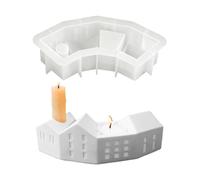Resin Casting Mould - Easy Release Silicone Craft Mould, Smooth Form Artistic Tool for Candle Soap Making, Holiday Projects, Family Hobby Supplies for Expressive Art and Crafting, 22.8 x 10.8 x 6.1 cm