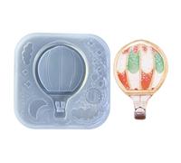 Resin Casting Mould Resin Art Shaker Mould Crystal Silicone Hollow Mould Epoxy Pendant Mould Cute Keychain Mould