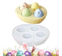 Resin Casting Moulds, for Eggs in the Fridge, Egg Holder, for Fridge, Kitchen, Storage for Easter, DIY Crafts, Decoration and Arts and Crafts