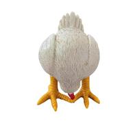 Resin Chicken Lamp - Egg Nightlight USB Table Decor | Funny Bedroom Desk Ornament | Hen Warm LED Gift Easter Christmas Holiday Novelty Present Home Shelf Cute Accent Display Art Item G