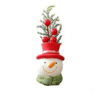 Resin Christmas decoration with Santa Claus, snowman, and bear figures, for indoor For home decor to bring festive cheer during the holiday season (The Snow Man)