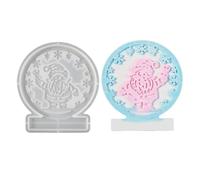 Resin Christmas Moulds, Christmas Resin Moulds Silicone - Christmas Gnome Silicone Mould | Christmas Resin Moulds Santa Claus | Silicone Plaster Moulds Resin Candle Holder, Epoxy Casting Moulds for