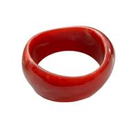 Resin Chunky Geometric Bangle Bracelets Colorful Acrylic Irregular Bracelets for Women, 5 UK, Resin, no gemstone