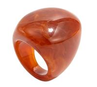 Resin Cocktail Rings Artistic Texture Finger Unique Finger Jewelrys Suitable for Matching Various Outfits Stackable Resin Set