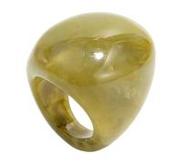 Resin Cocktail Rings Artistic Texture Finger Unique Finger Jewelrys Suitable for Matching Various Outfits Resin for Women