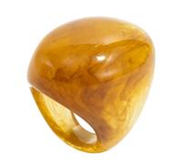 Resin Cocktail Rings Artistic Texture Finger Unique Finger Jewelrys Suitable for Matching Various Outfits Resin for Women