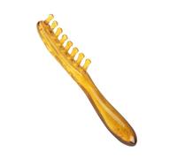 Resin Comb Head Scraper Tool Scalp Massage Brush for Meridians Stimulation Family Friendly Meridians Scalp Massage Tool