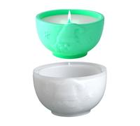 Resin Container Mould - 10 x 6 cm Silicone Mould with Christmas Pattern, Flexible Printers for Santa's Crafts | For The Rhea