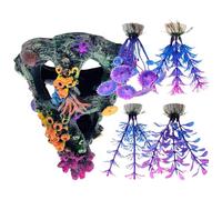 Resin Coral Leaf Aquarium Decor, Coral Tower Water, F | Underwater scenery models, fish tools, fish shrimp safe display environment