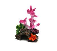 Resin Coral Reef Ornament Aquarium Landscape Accessory for Small Aquarium Underwater Safe Habitat Fish Shelter Coral Decor Artificial Decorative Fake Cave Set Decoration