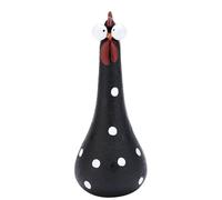 Resin Crafts Chicken Ornaments Garden Decoration Long Neck Black