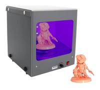 Resin Curing Light Box Compatible With LCD SLA DLP 3D Printers Electric 360 Degree Turntable Adjustable Timer Model With Intelligent Protection