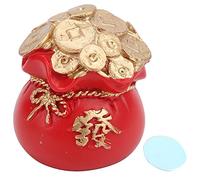 Resin Cute Ornament Fortune Collection Automotive Dashboard Decoration Universal Car InteriorLucky Bag Ornaments Gifts for Women Men Adults Friends