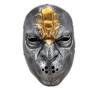 Resin Death Eater Skull Mask Halloween Dance Party Props Costume Cosplay Mask for Adult (Silver -B)