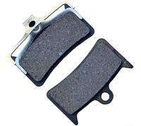 Resin Disc Brake Pads for Hope Tech Race StealthX2 M4 V4, Steel Base Organic Compound for Mountain Road Bikes, Quiet Stopping Power, 40.2x25.9x4mm, Black