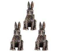Resin Dog Rabbit Tortoise Shaped Decorative Plant Risers for Pots, Pot Feet for Planter Pots, Cute Animal Shaped Resin Pot Toes Planter Feet, Planter Elevator to Improve Airflow Drainage(rabbit/3pcs)