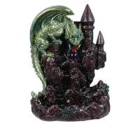 Resin Dragon Backflow Incense Burner Statue for Sticks and Cones