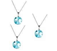 Resin Drop Time Gems Dinner Party Choker for Women Decor Moon Cloud Necklace Pendant Chain