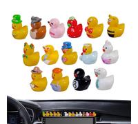Resin Ducks, 50PCS Tiny Yellow Figurines, Mini Resin Table Decor for Night Party, Wedding, Date, Office, Hotel, School, Daily Use & Birthday Celebrations