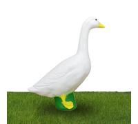 Resin Ducks Lawn Statue - Decorative Outdoor Garden Ornament for Garden, Path | 7.09 Inch Realistic Duck Figure for the Entrance of the House, Pavement, Patio, Balcony Accent, Cottage Farm