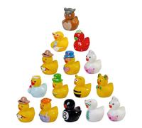 Resin Ducks, Pack of 50 Miniature Decorative Resin Figures, Yellow, Party Gifts with Ducks, for Table Decoration, Autumn/Winter, Day Parties, Weddings, Dates, Offices, Hotels, Restaurants, Schools