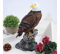 Resin Eagle Ornament Simulated Eagle-Shaped Garden Birds Statue Sculpture Lawn Scene Decor Indoor Outdoor Simulation Decoration