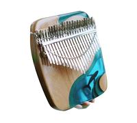 Resin Epoxy Wooden Instrument 17Keys 21Keys Professional Music Keyboard Percussion Kalimba Thumb Piano(21 key)