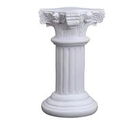 Resin Figurine with Column - Roman Pillars and Decorative Columns | Centerpiece for Birthday, Holidays and Dinner, Resin Decorations Greek Columns, Small Roman Column for Indoor Use