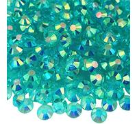 Resin Flatback Rhinestones,10000pcs 3mm Resin Rhinestone Round Flatback Crystal AB Resin Rhinestone for Clothes,Bottles,Tumblers,Cups,DIY Face Makeup Nail Art(Lake Blue AB)