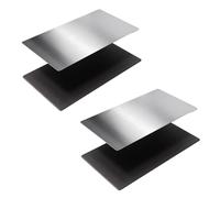 Resin Flex Building Plate for Mono 4, 164x90mm Spring Steel Flexible Plate and Magnetic Base Platform for Anycubic Photon Mono 4 / Mono 4 Ultra 2PCS