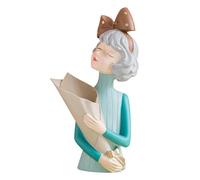 Resin Flower Vase, Resin Decoration Girls Figures Flower Arrangement Vase, Resin Material Desktop Planter for Bedroom, Study Room, Dining Table, Living Room