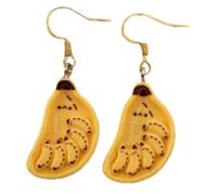Resin Food-Themed Earrings for Women- Cute Panda, Banana, Egg & Toast Designs for Casual Wear & Gifts, Acrylic, No Gemstone