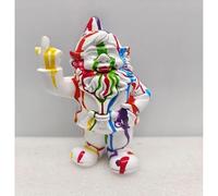 Resin Gnome Flower Finger 7 x 8 x 20 cm Multi-Coloured