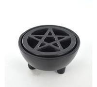 Resin Granule Incense Burner Pentagram Cauldron Wax Melt Altar Accessory Wiccan Witchcraft