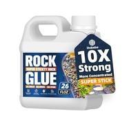 Resin Gravel Glue for Garden Stones - 26OZ Pebble Glue with Grip Max for Strong Adhesion of Rocks, Gravel&Mulch, Last all Seasons Non-Toxic, Fast-Drying, and Weather-Resistant for Pebble, Pine Straw
