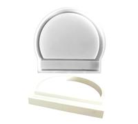 Resin Half Ring Silicone Mold,Crafts Casting Half Ring Molds | Resin Casting Decorations Molds for Candles, Candy, Crafts, Decorations