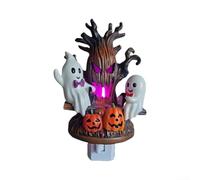 Resin Halloween Seesaw Night Light Soft Warm Glow
