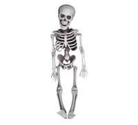 Resin Halloween Skeleton Bones | Realistic Poseable Bone Props for Haunted House Decor | Spooky Ghost Festival Skeleton Set for Lawn Graveyard Party Garden or Halloween Decoration, 15cm skeleton man