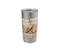 Resin Hands Sticky Grip Handball Player Life Stainless Steel Insulated Tumbler
