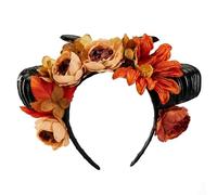 Resin Headbands with Unique Horn Flower Antlers Horn Gothic Headpieces Headwear