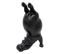 Resin Hippo Bookend 8.27-Inch Tall Stable Build for Home Decoration